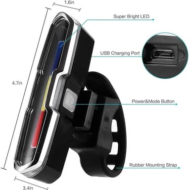Cách sử dụng đèn hậu xe đạp mini đúng cách và hiệu quả?
