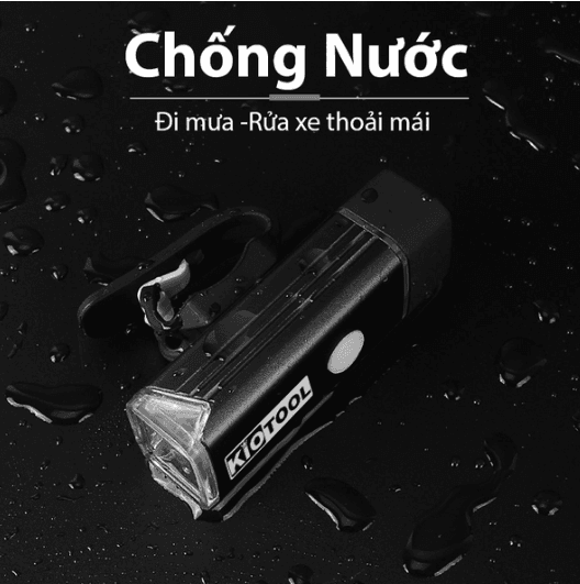 Đèn Xe Đạp Thể Thao Kiotool 250 Lumen 2 LED Siêu Sáng Năng Lượng Mặt Trời 7588PRO – Giải Pháp Chiếu Sáng Chống Nước Hiệu Quả