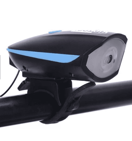 ĐÈN XE ĐẠP KẾT HỢP CÒI KIOTOOL - ĐÈN SIÊU SÁNG, CHỐNG NƯỚC, PIN SẠC USB DUNG LƯỢNG CAO