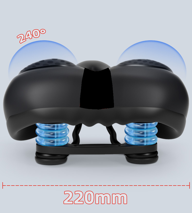 Yên xe đạp Gel Kiotool béo siêu êm phù hợp với mọi dòng xe đạp 4