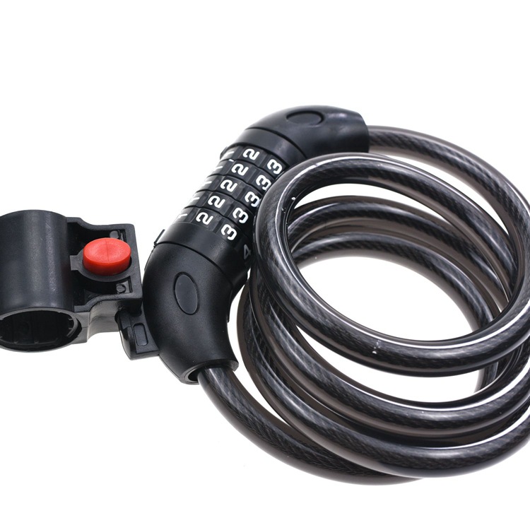 Khóa xe đạp Kiotool mật mã 5 số chống trộm 6
