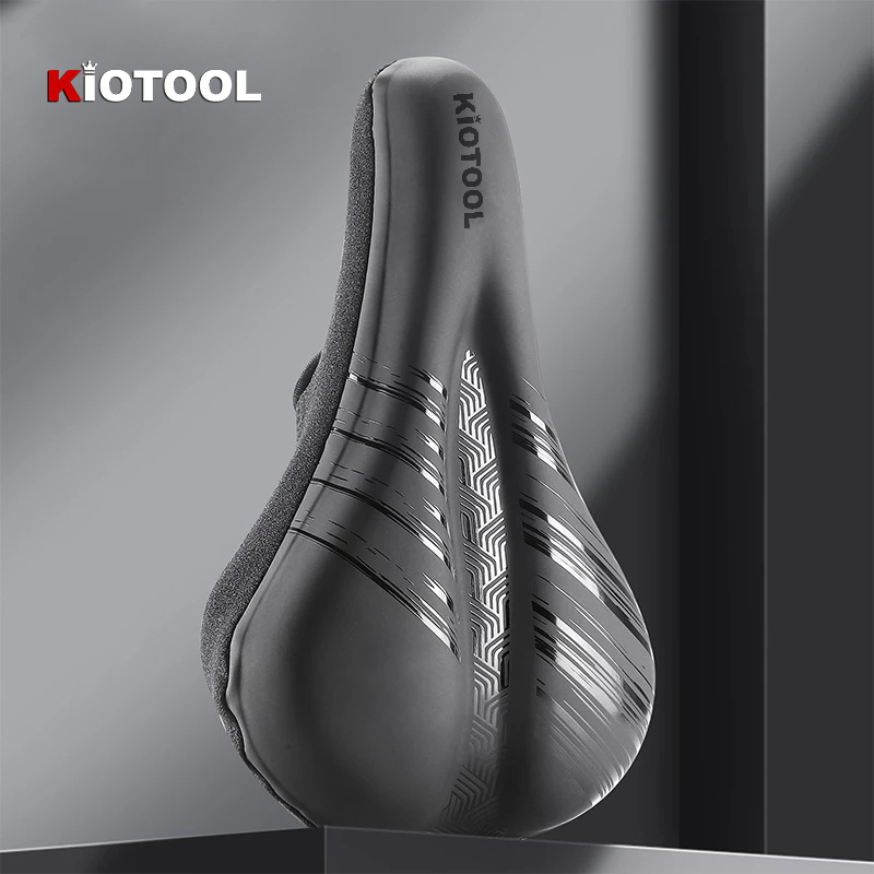 Vỏ bọc yên xe đạp KIotool Gel silicone mềm mại dày chống trượt 2
