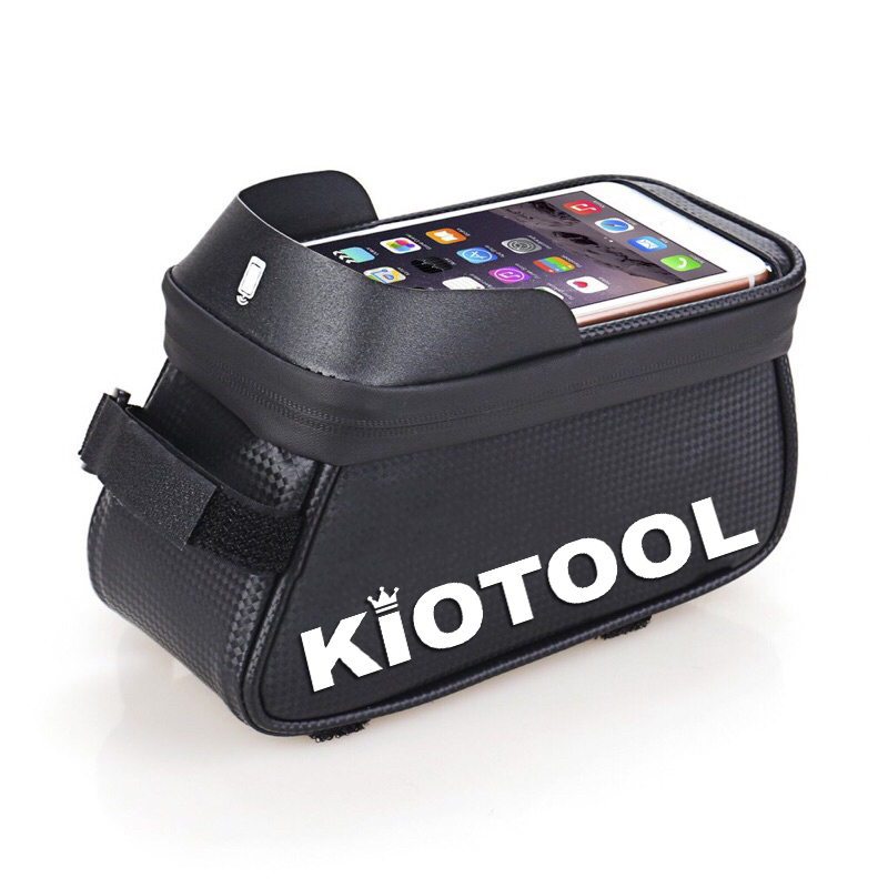 Túi xe đạp Kiotool treo gắn sườn xe chống nước cao cấp 5