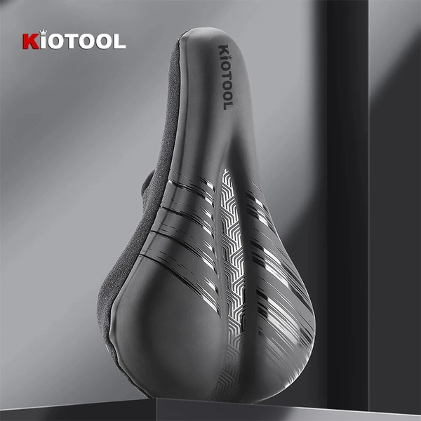 Vỏ bọc yên xe đạp KIotool Gel silicone mềm mại dày chống trượt 7