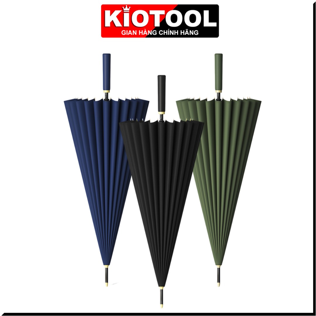 Ô Che Mưa Siêu To 24 Nan Kiotool Ô Chống Thấm 2 Lớp, Đường Kính 115cm, Không Rỉ, Chống Tia UV