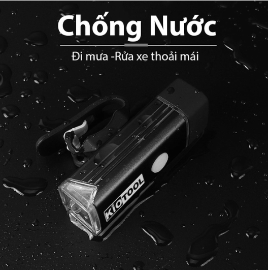 Đèn Xe Đạp Thể Thao Kiotool 250 Lumen 2 LED Siêu Sáng Năng Lượng Mặt Trời 7588PRO – Giải Pháp Chiếu Sáng Chống Nước Hiệu Quả