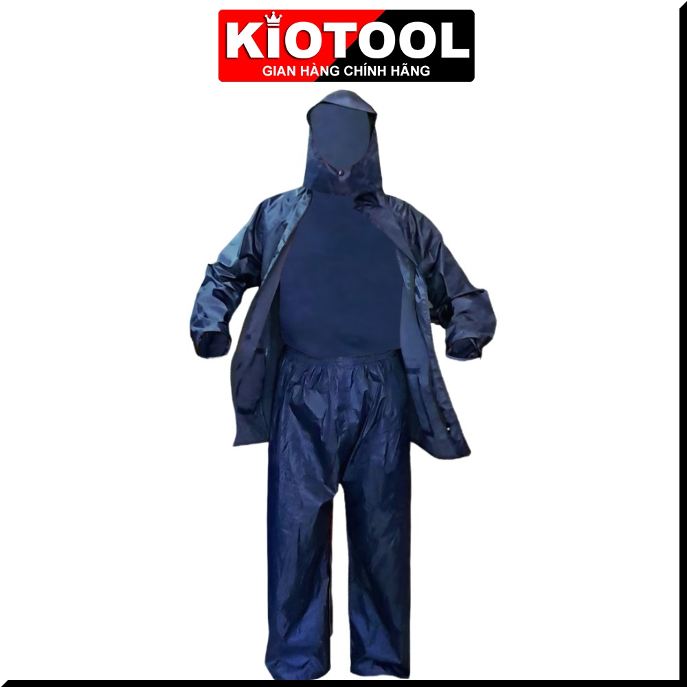 Áo Mưa Bộ Cao Cấp Có Phản Quang Kiotool Vải Dù tổ ong Cực Dày Chống Thấm Tốt 3