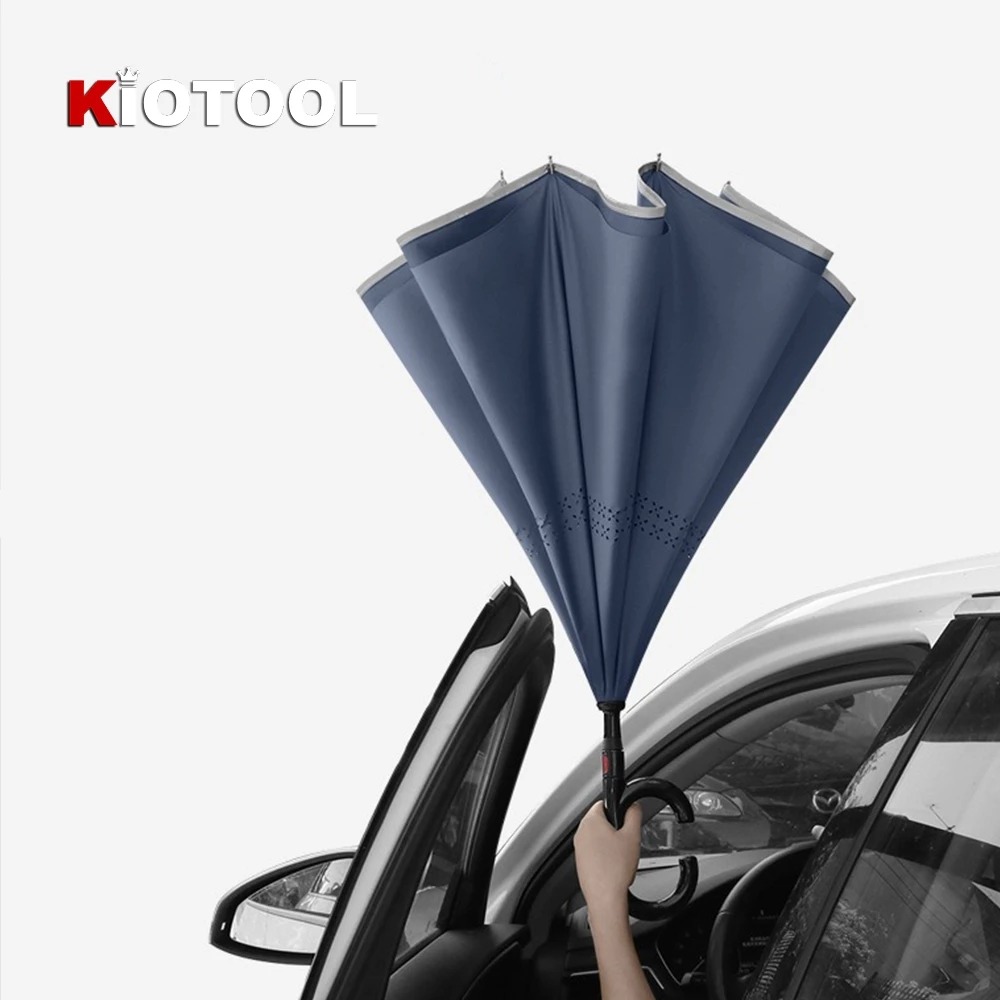 Ô dù gấp ngược đi mưa Kiotool đa năng chống nắng chống tia UV tuyệt đối hàng chất lượng cao 8