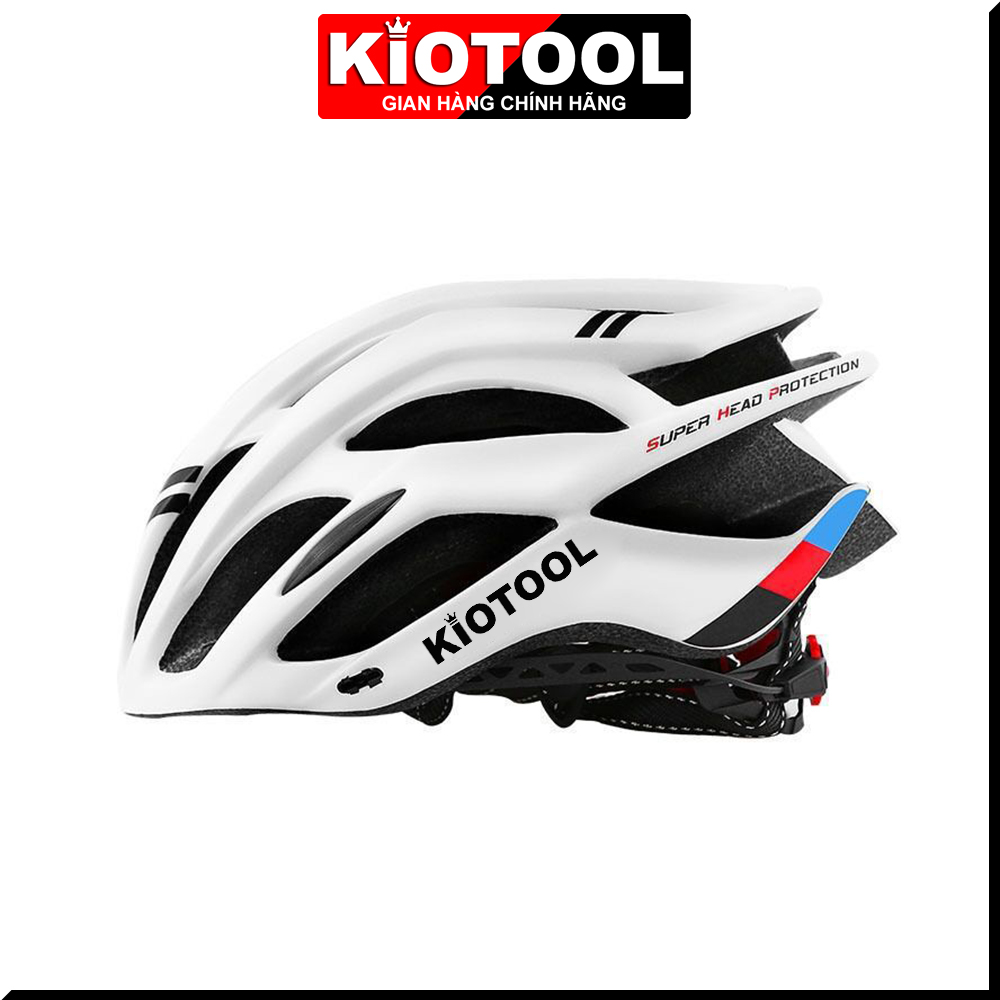 Nón Mũ Bảo Hiểm Xe Đạp KIOTOOL Chống Va Đập Dành  Chất Liệu PC Siêu Nhẹ Thoáng Khí Bảo Vệ Đầu 4