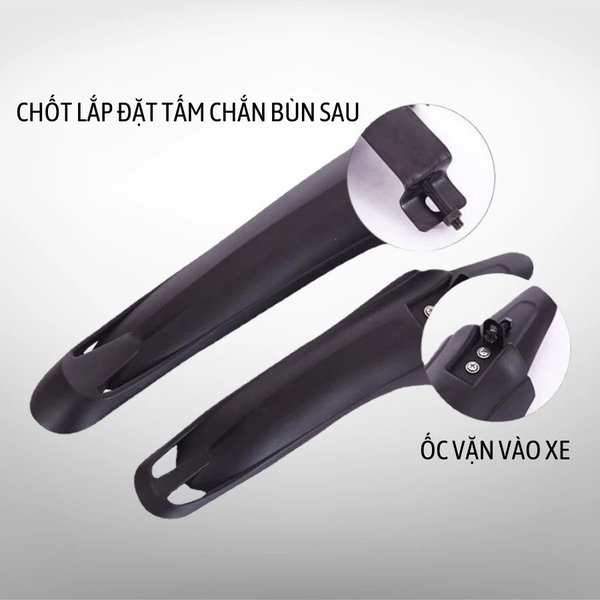 Chắn Bùn Xe Đạp Địa Hình Kiotool – Lựa Chọn Hoàn Hảo Cho Xe Đạp Thể Thao, Bảo Vệ Trước Sau Đầy Đủ Phụ Kiện