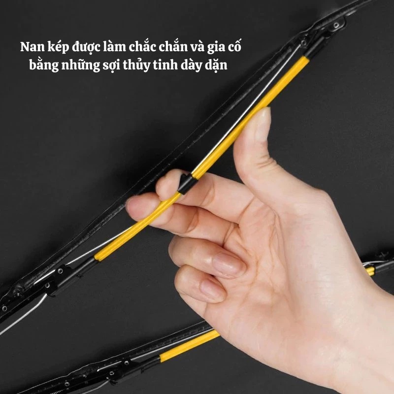 Ô gấp gọn tự động Kiotool 12 nan kép, ô dù che mưa nắng mini chống tia UV tự động đóng mở nhỏ gọn 10