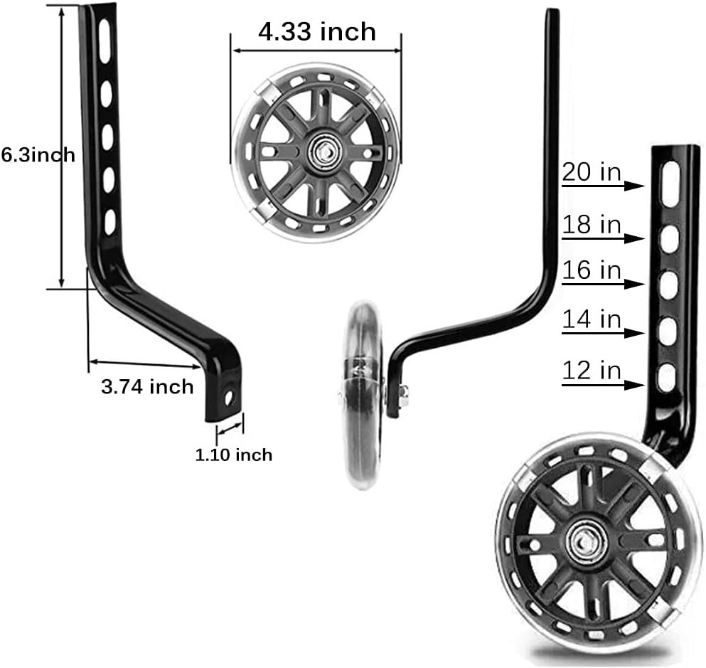 Bánh phụ xe đạp trẻ em kiotool đủ cỡ 12-14-16-18-20inch 3