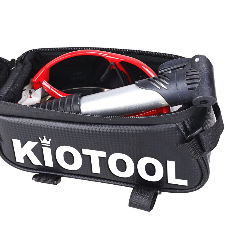 Túi xe đạp Kiotool treo gắn sườn xe chống nước cao cấp 6